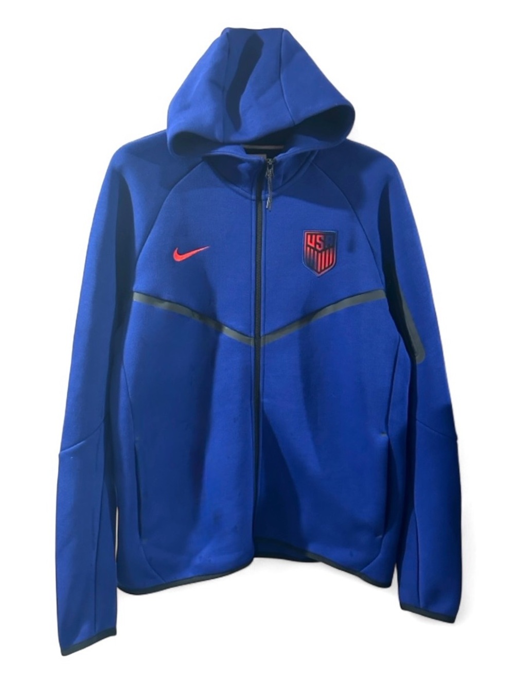 Nike Tech Fleece Windrunner USMNT Soccer Full-Zip Hoodie Size Men’s Large (NWT)